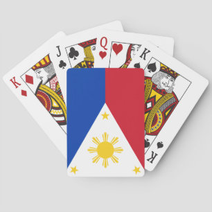 Vlag van de Filipijnen Pokerkaarten