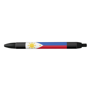 Vlag van de Filipijnen Zwarte Inkt Pen