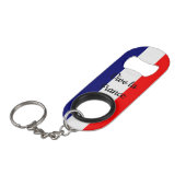 Vlag van de Franse flessenopener Beauful Mini Flessenopener (Voorkant Gekanteld)
