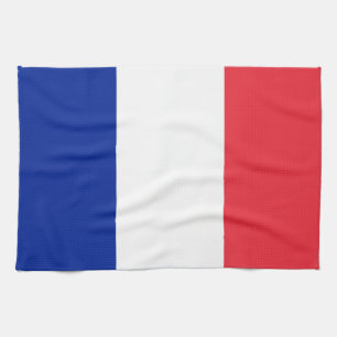 Vlag van de Franse keukenhanddoek