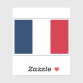 Vlag van de Franse Republiek (Frankrijk) Sticker (Vel)