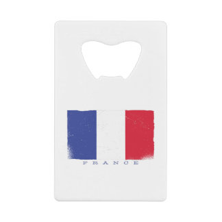 Vlag van de Franse Republiek Kredietkaart Flessenopener