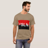Vlag van de FSLN T-shirt (Voorkant volledig)
