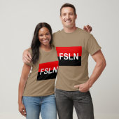 Vlag van de FSLN T-shirt (Unisex)