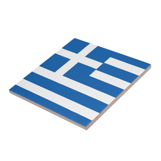 Vlag van de Griekse vlag Tegeltje (Zijkant)