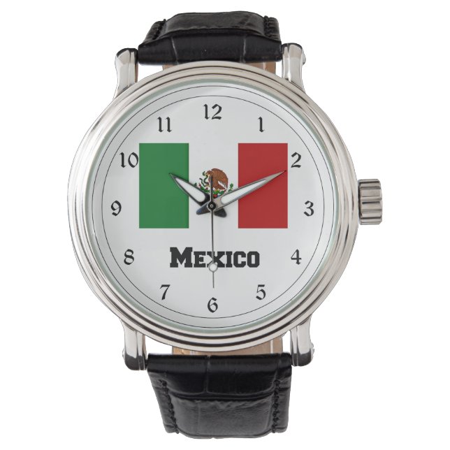 Vlag van de grote klok in Mexico Horloge (Voorkant)