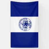Vlag van de grote Rapids (Michigan City) Spandoek (Verticaal)