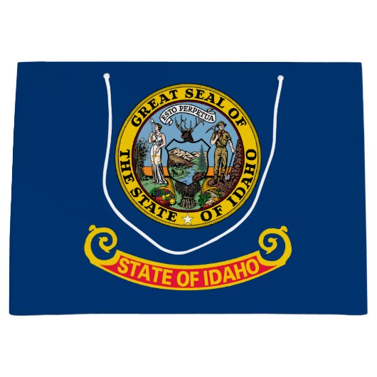 Vlag van de Idaho-staat Groot Cadeauzakje (Voorkant)