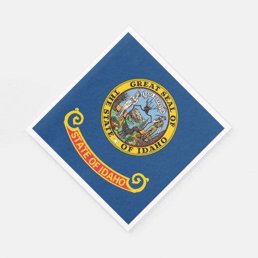 Vlag van de Idaho-staat Servet (Hoek)