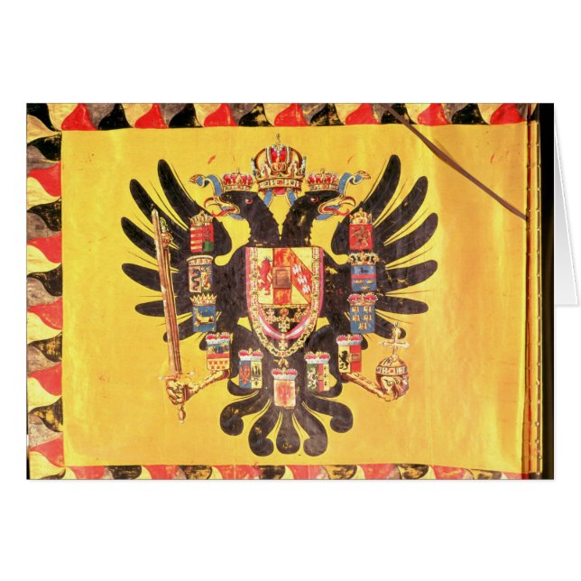 vlag van de Imperial Habsburg-dynastie, c.1700 (Voorkant Horizontaal)