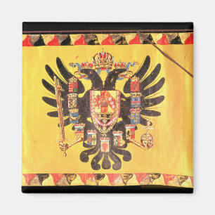 vlag van de Imperial Habsburg-dynastie, c.1700 Magneet