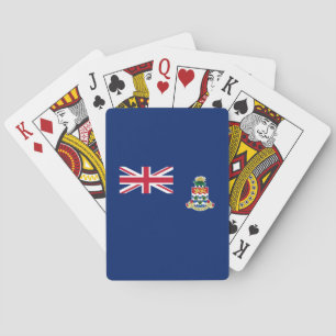 Vlag van de Kaaimaneilanden Pokerkaarten
