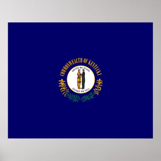 Vlag van de Kentucky-staat Poster (Voorkant)