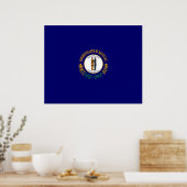 Vlag van de Kentucky-staat Poster (Keuken)