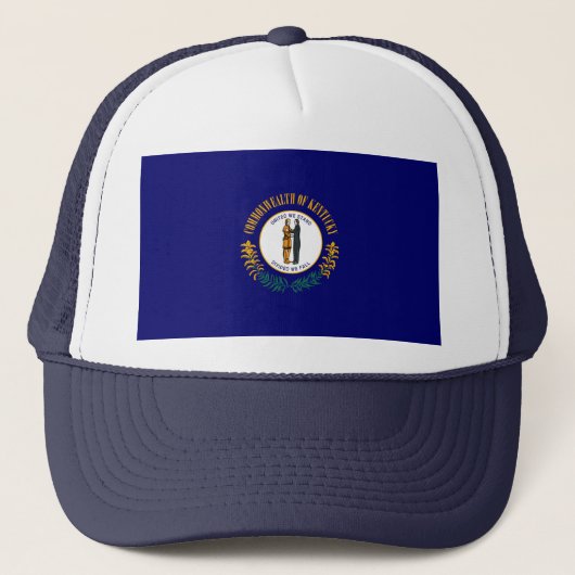 Vlag van de Kentucky-staat Trucker Pet (Voorkant)