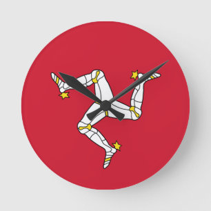 Vlag van de Klok van de Muur van het Eiland Man