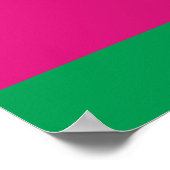 Vlag van de Koebaanse Volksrepubliek Poster (Hoek)