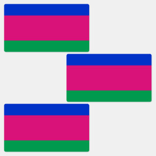 Vlag van de Koebanse Volksrepubliek Labels