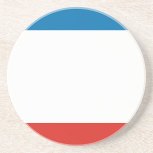 Vlag van de Krim Zandsteen Onderzetter