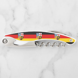 Vlag van de Kurkentrekker van Saarland Waiter