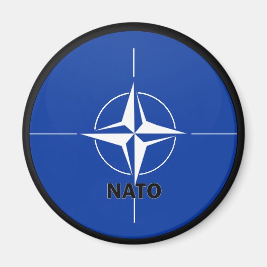 Vlag van de kwaliteit Nato Roundel Magneet (Voorkant)