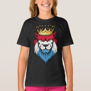 vlag van de Luxemburgse leeuwenkoning T-shirt