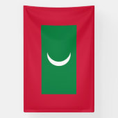 Vlag van de Malediven Spandoek (Verticaal)