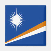 Vlag van de Marshalleilanden Magneet (Voorkant)