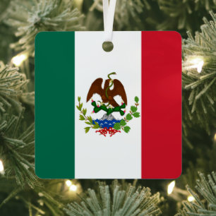 Vlag van de Mexicaanse Republiek: 1824-1835, Santa Metalen Ornament