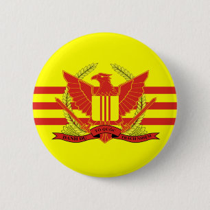 Vlag van de militaire strijdkrachten van de Republ Ronde Button 5,7 Cm