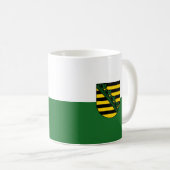 Vlag van de Mok Saksen-koffie (Voorkant rechts)