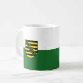 Vlag van de Mok Saksen-koffie (Voorkant links)