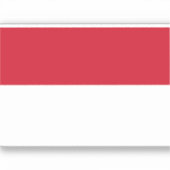 Vlag van de Monaco-Sticker Sticker (Voorkant)