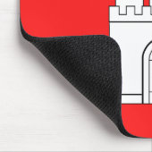 Vlag van de Muismat Hamburg (Hoek)