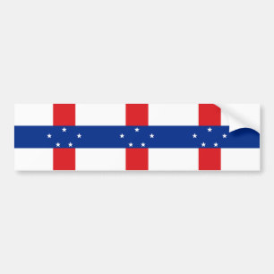 Vlag van de Nederlandse Antillen Bumpersticker