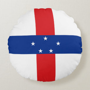 Vlag van de Nederlandse Antillen Rond Kussen