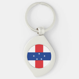 Vlag van de Nederlandse Antillen Sleutelhanger