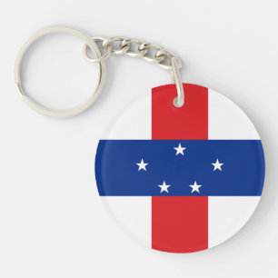 Vlag van de Nederlandse Antillen Sleutelhanger