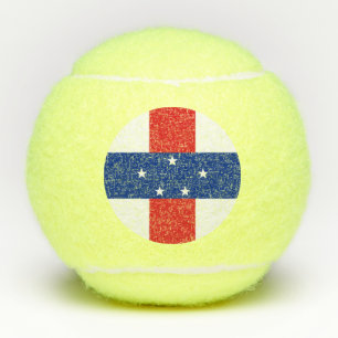 Vlag van de Nederlandse Antillen Tennisballen
