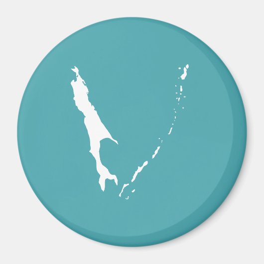 Vlag van de oblast Sakhalin Magneet (Voorkant)