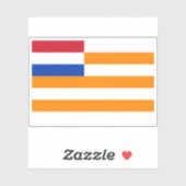 Vlag van de Oranje Vrijstaat, Afrika Sticker (Vel)