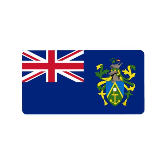 Vlag van de Pitcairn-eilanden Labels (Voorkant)