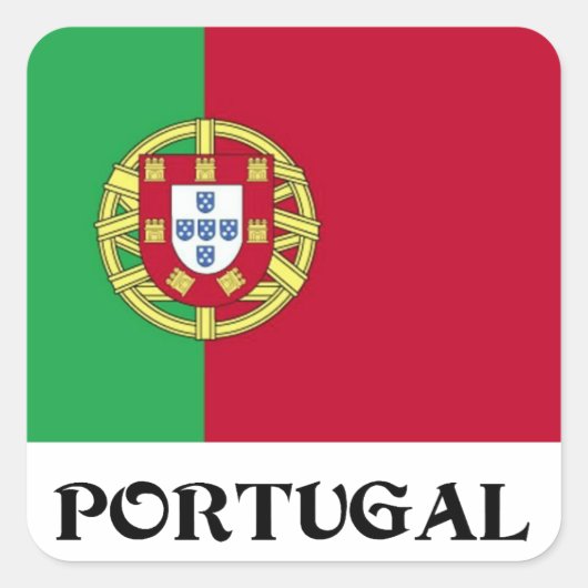 Vlag van de Portugese Sticker (Voorkant)