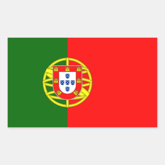 Vlag van de Portugese Sticker (Voorkant)