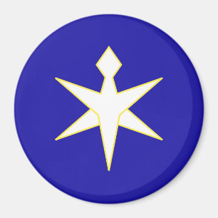 Vlag van de prefectuur Chiba, Japan Magneet