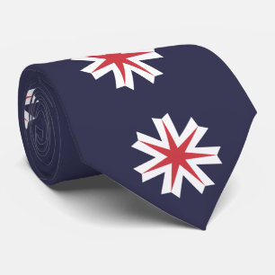 Vlag van de prefectuur Hokkaido, Japan Stropdas