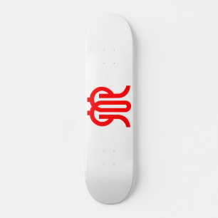 Vlag van de prefectuur Kanagawa, Japan Skateboard