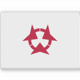 Vlag van de prefectuur Oita Sticker