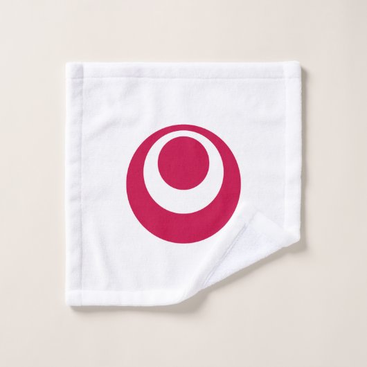 Vlag van de prefectuur Okinawa, Japan Bad Handdoek (Wasdoekje)