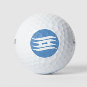 Vlag van de prefectuur Osaka, Japan Golfballen